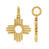 14KT Yellow Gold Zia Pendant